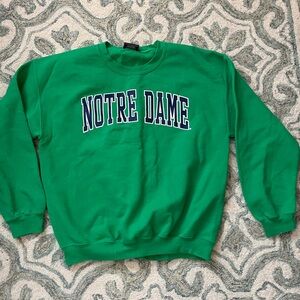 MV Sport Green Notre Dame Sweatshirt